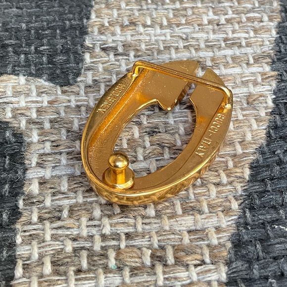 SOLD / VINTAGE/ Authentic GUCCI gold belt buckle - Picture 2 of 7